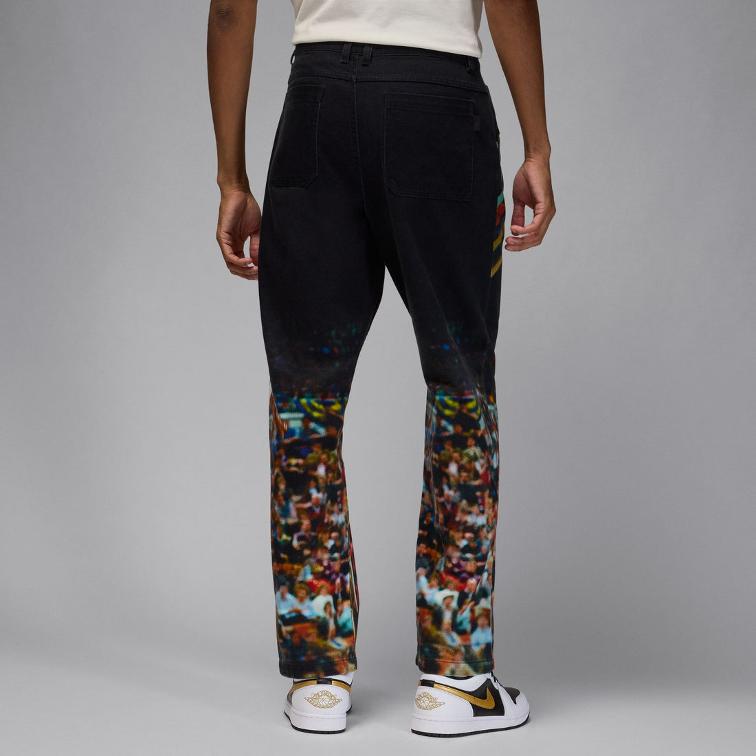 Air Jordan Printed Twill Pants (Black)