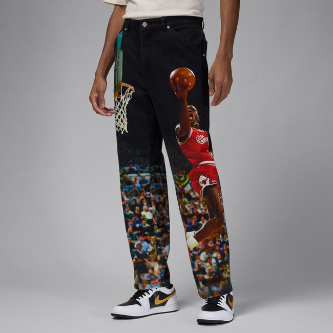 Air Jordan Printed Twill Pants (Black)