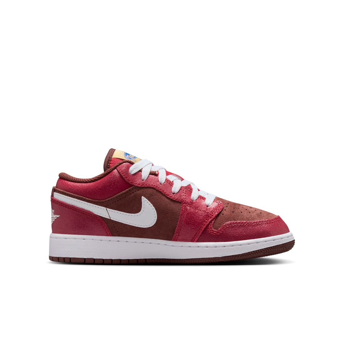 Air Jordan 1 Low SE GS (Dark Pony/White/Varsity Red)