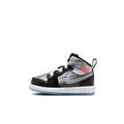 Air Jordan 1 Mid SS TD (Black/Ice Blue/Total Crimson)