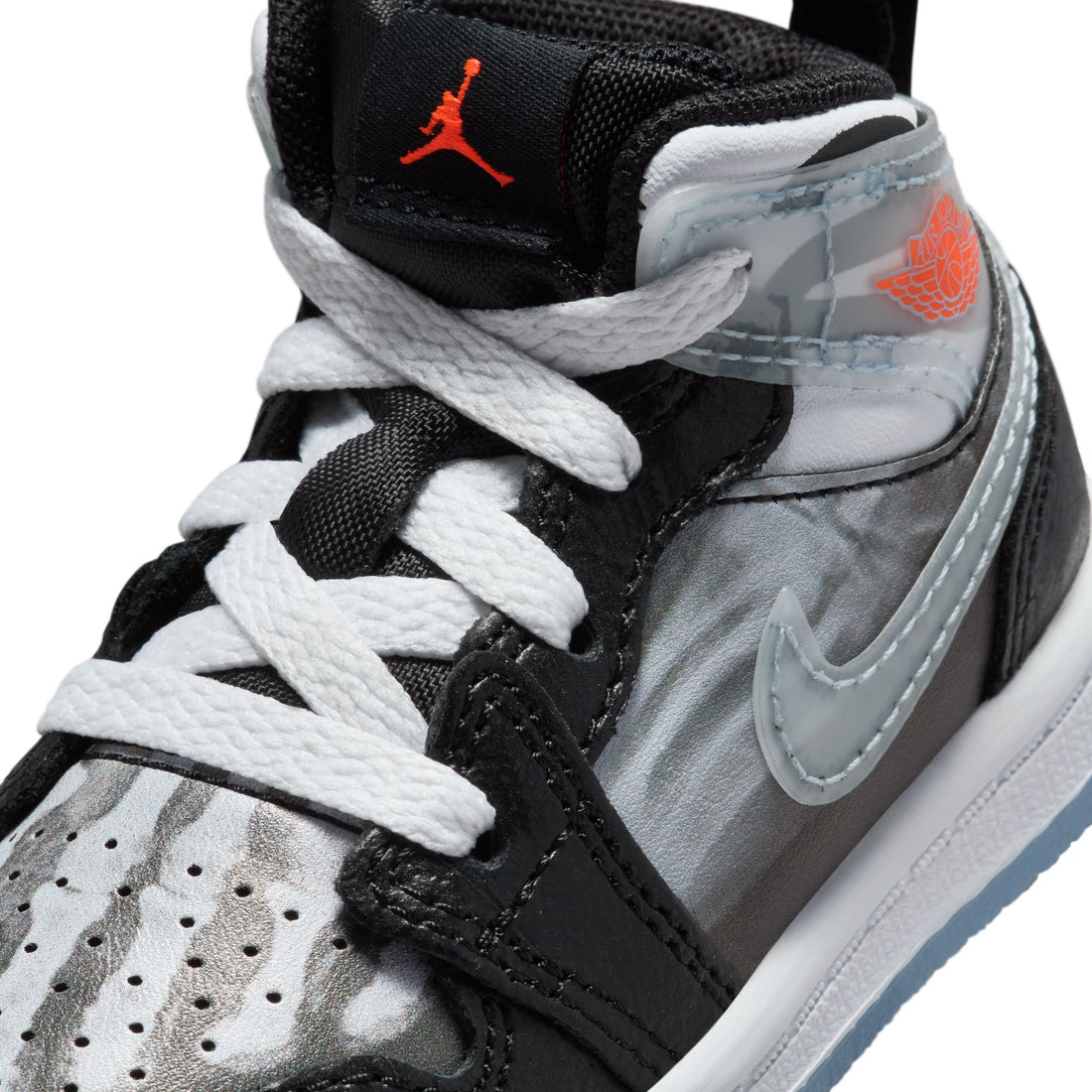 Air Jordan 1 Mid SS TD (Black/Ice Blue/Total Crimson)