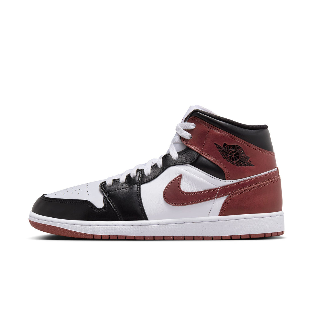 Air Jordan 1 Mid SE (White/Dark Pony/Black)