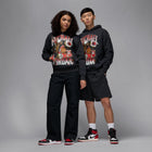 Air Jordan Flight Fleece Graphic Pullover Hoodie (Off Noir)