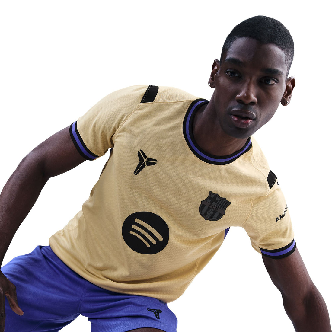 Nike FC Barcelona 2025/26 Stadium Away (TEAM GOLD/PERSIAN VIOLET/BLACK)