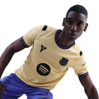 Nike FC Barcelona 2025/26 Stadium Away (TEAM GOLD/PERSIAN VIOLET/BLACK)