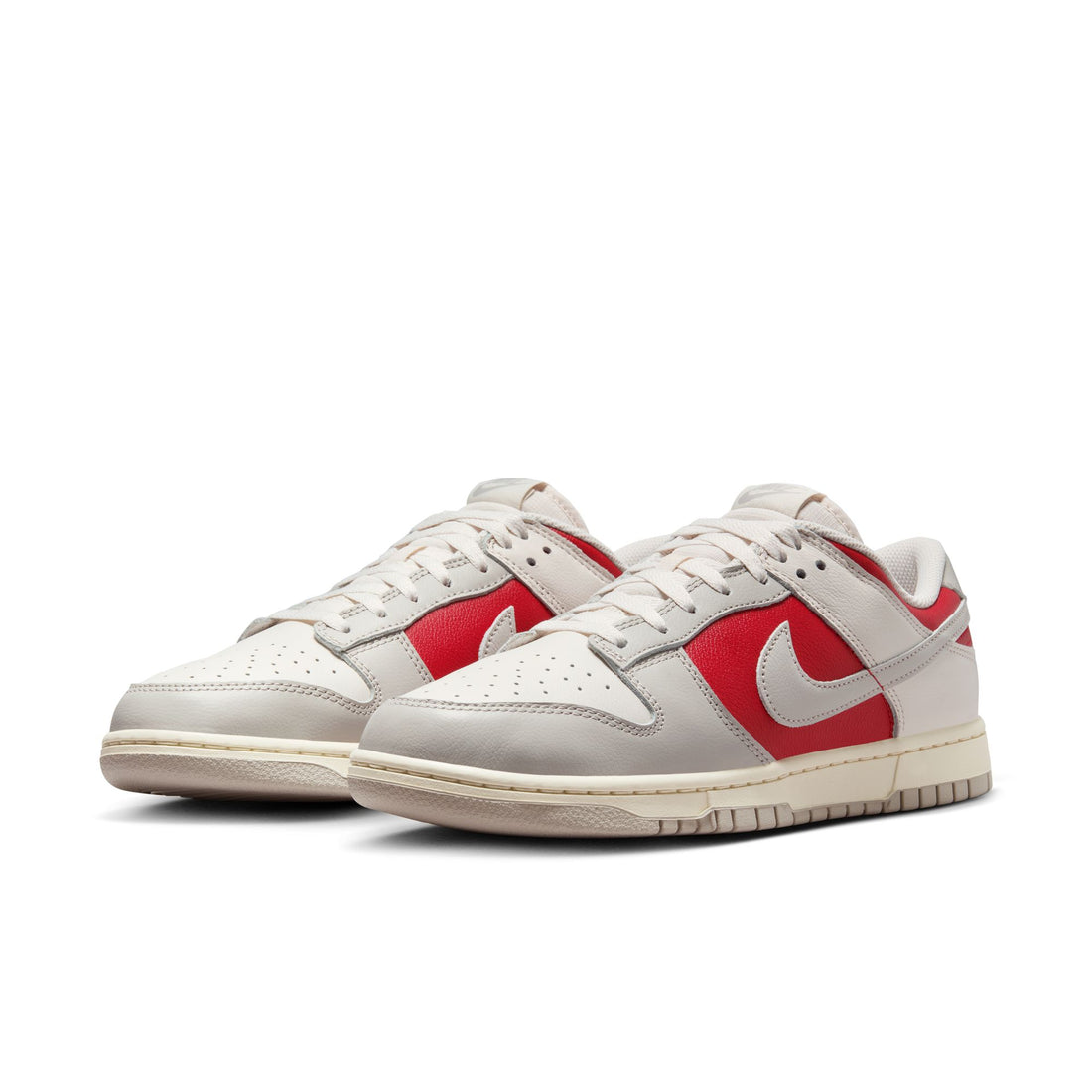 Nike Dunk Low Retro (Phantom/Lt Iron Ore/Gym Red)