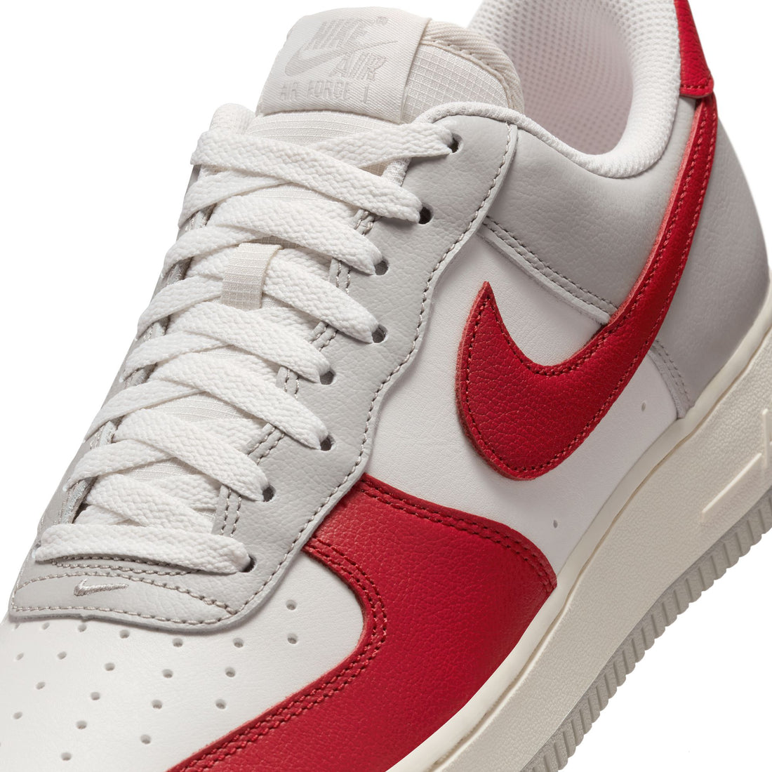 Nike Air Force 1 '07 LV8 (Lt Iron Ore/Gym Red/Pale Ivory)