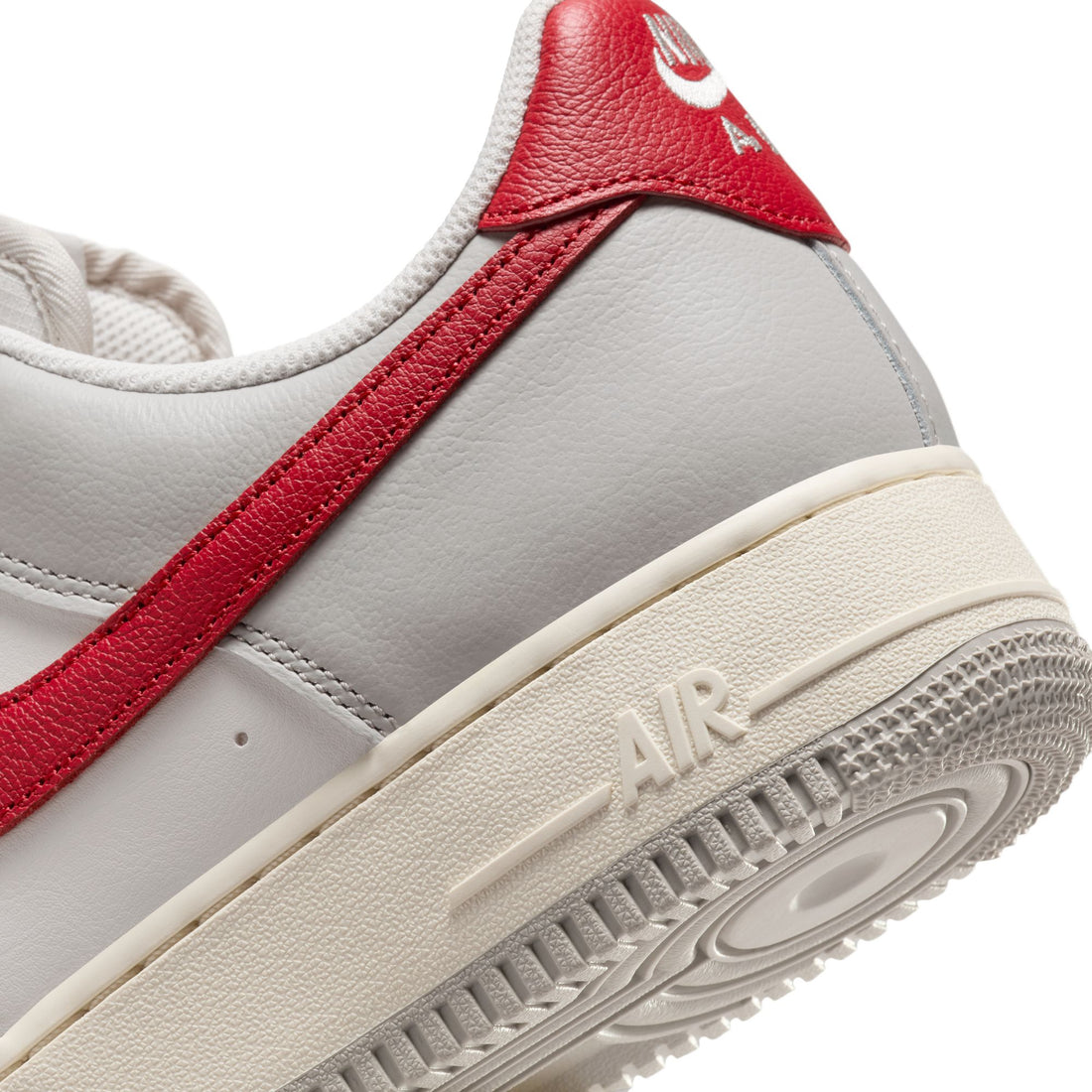 Nike Air Force 1 '07 LV8 (Lt Iron Ore/Gym Red/Pale Ivory)