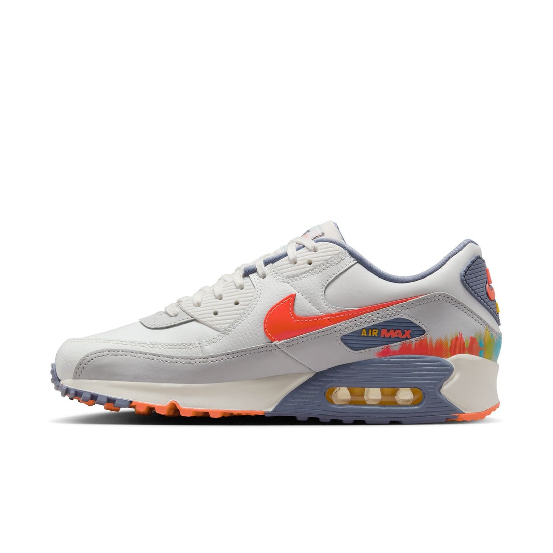 Nike Air Max 90 PRM Summit White Bright Crimson rockcitykicks Fayetteville