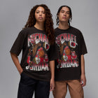 Air Jordan Flight Essentials Oversized Tee (Black/Varsity Red)