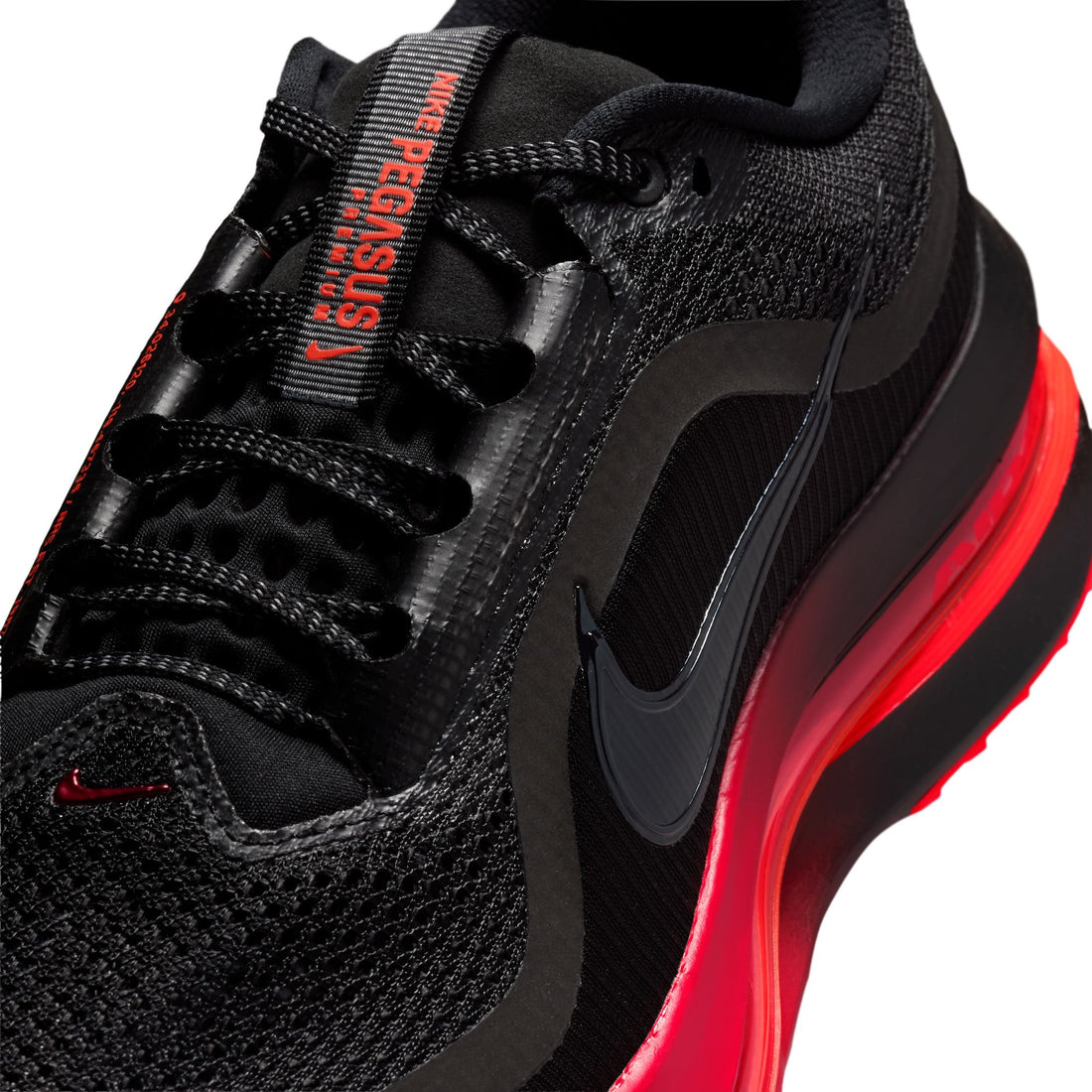Nike Pegasus Premium (Black/Black/University Red)