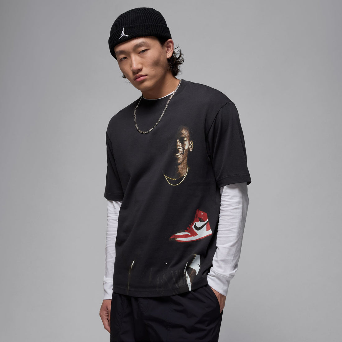 Air Jordan Crew-Neck Tee (Off Noir)