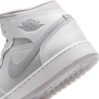 Air Jordan 1 Mid SE BG (Summit White/Metallic Silver)