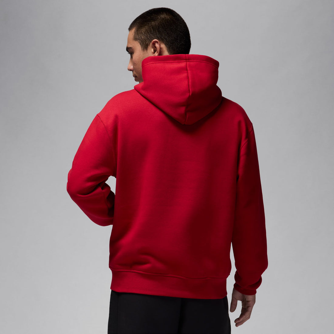 Air Jordan Jumpman Chimney Fleece Pullover Hoodie (Gym Red/Black)