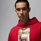 Air Jordan Jumpman Chimney Fleece Pullover Hoodie (Gym Red/Black)