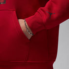 Air Jordan Jumpman Chimney Fleece Pullover Hoodie (Gym Red/Black)