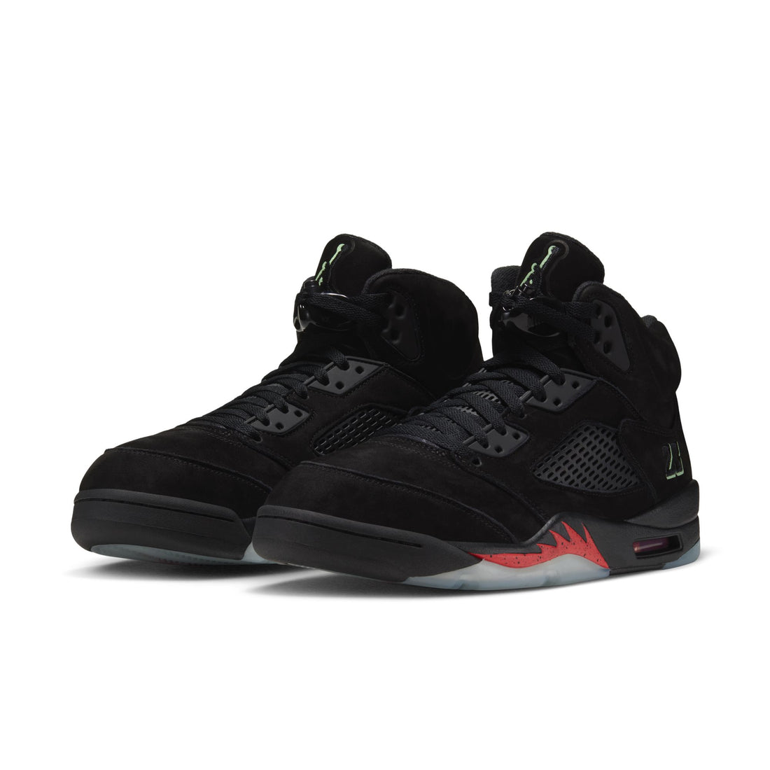 Air Jordan 5 Retro OG (Black/Black/Picante Red)