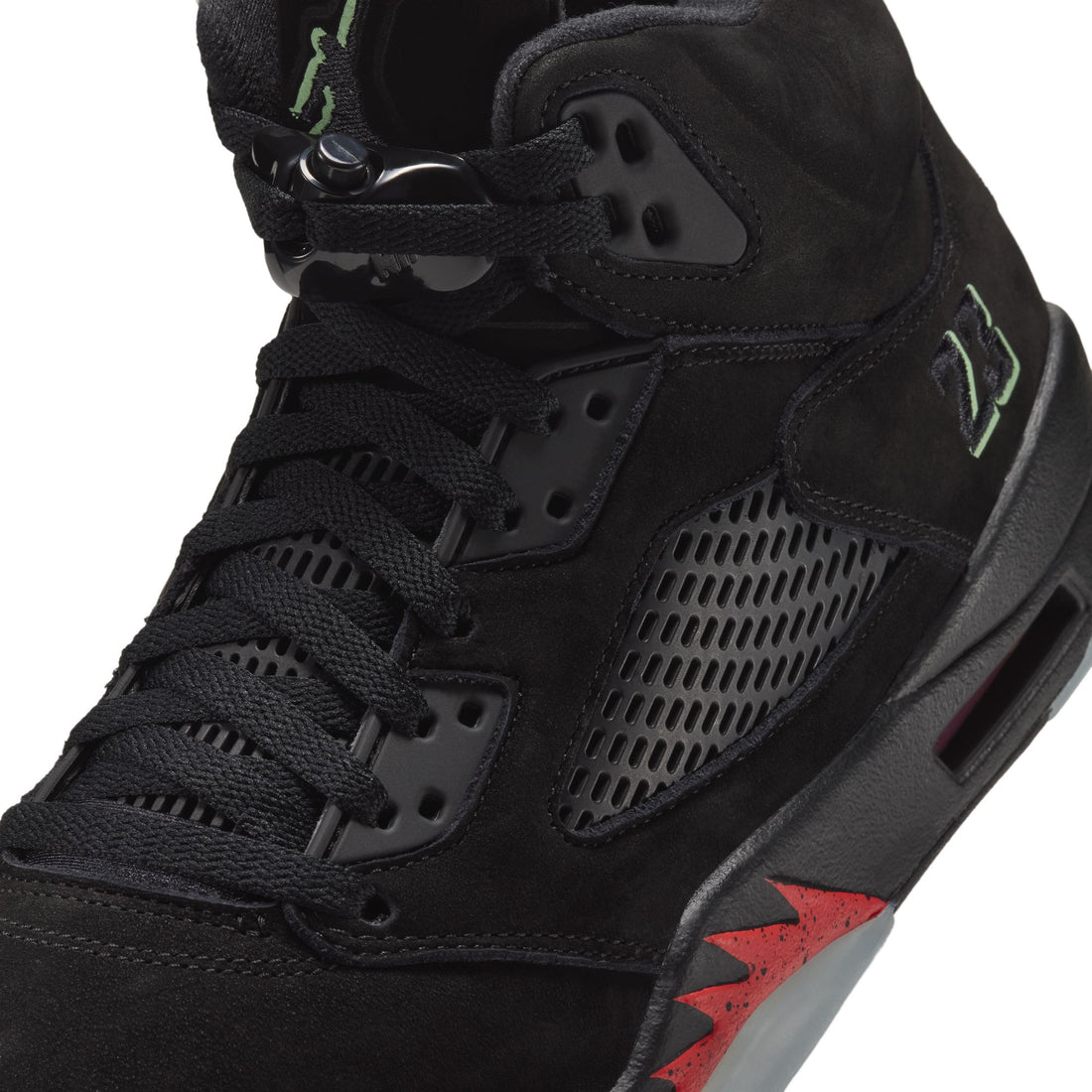 Air Jordan 5 Retro OG (Black/Black/Picante Red)