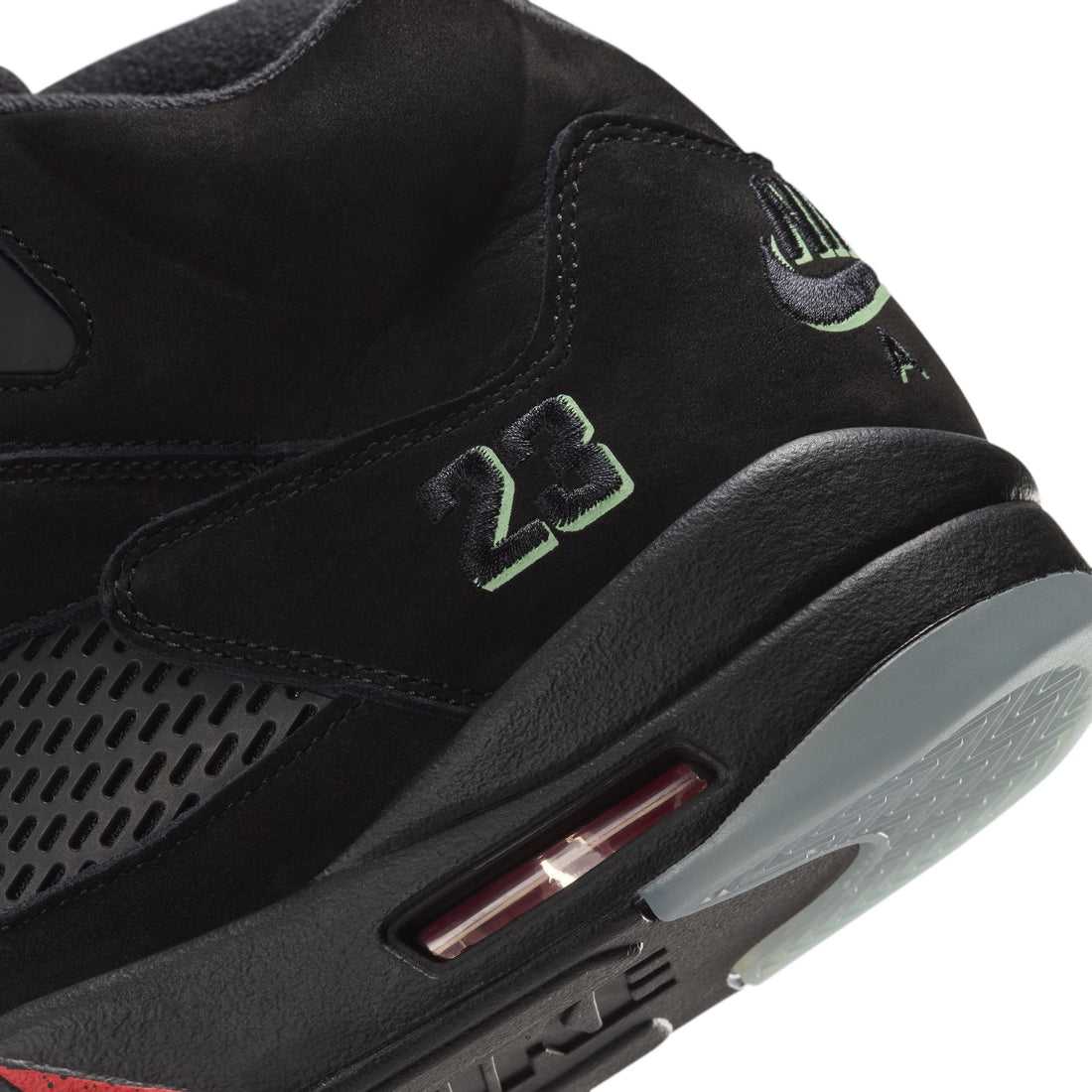 Air Jordan 5 Retro OG (Black/Black/Picante Red)