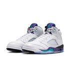 Air Jordan 5 Retro (White/New Emerald/Grape Ice)