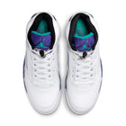 Air Jordan 5 Retro (White/New Emerald/Grape Ice)