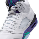 Air Jordan 5 Retro (White/New Emerald/Grape Ice)