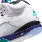 Air Jordan 5 Retro (White/New Emerald/Grape Ice)