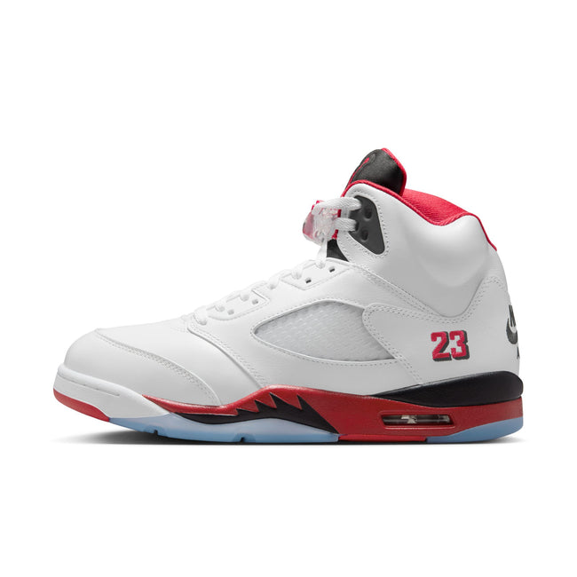 Air Jordan 5 Retro OG (White/Fire Red/Black)