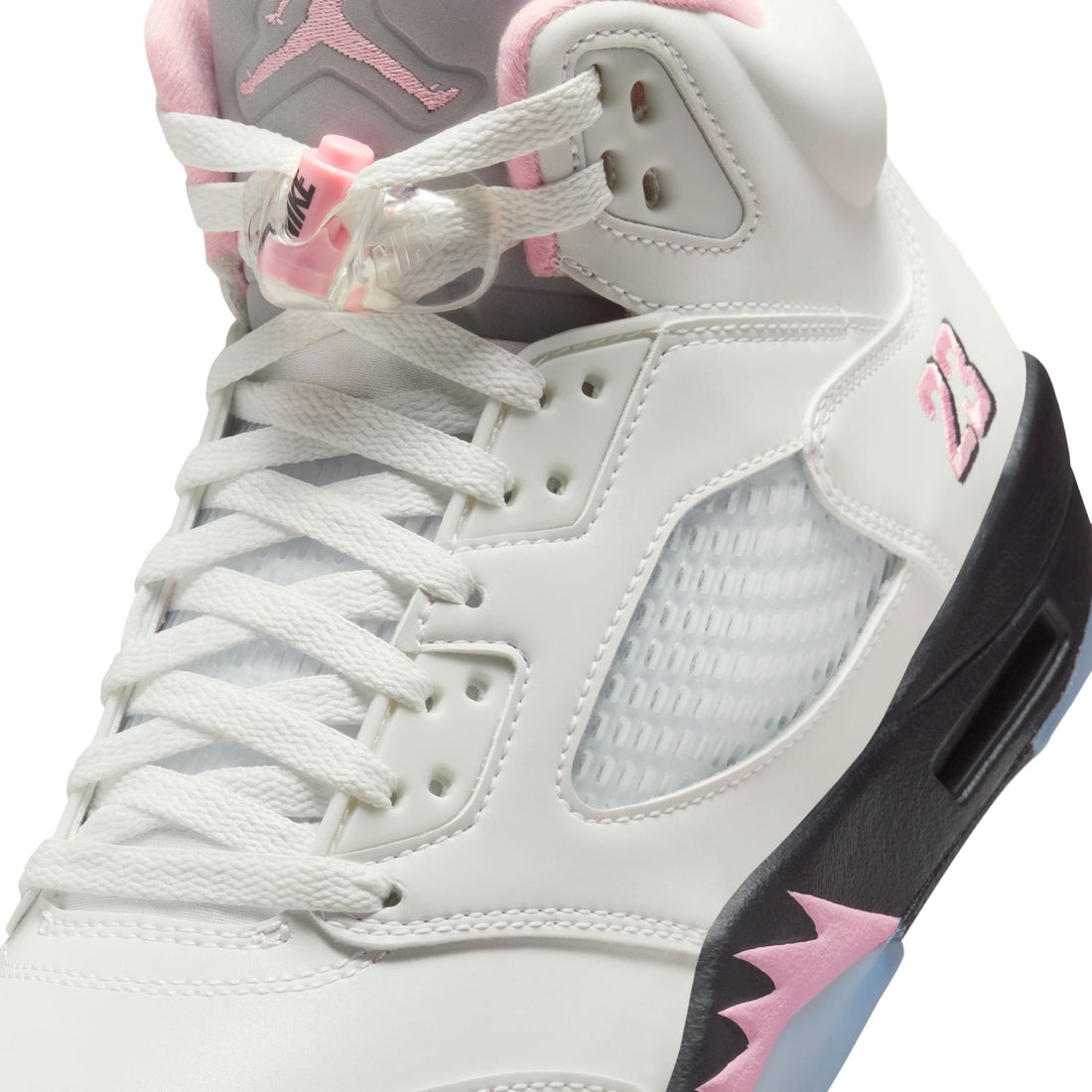 Air Jordan 5 Retro OG (White/Medium Soft Pink/Black)