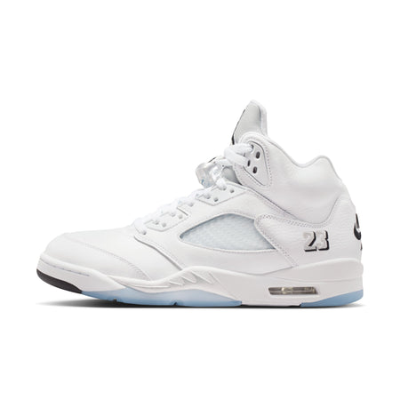 Air Jordan 5 Retro OG (White/Black/Metallic Silver)