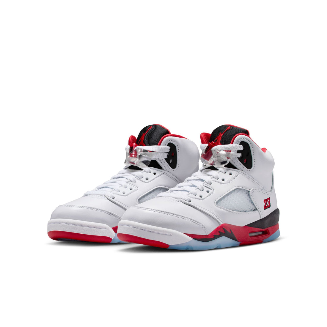 Air Jprdan Retro 5 OG GS (White/Fire Red/White)