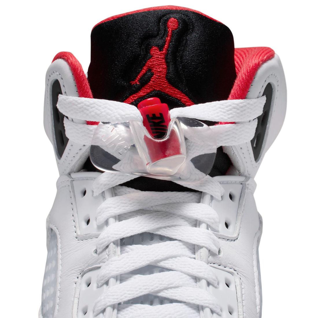 Air Jprdan Retro 5 OG GS (White/Fire Red/White)