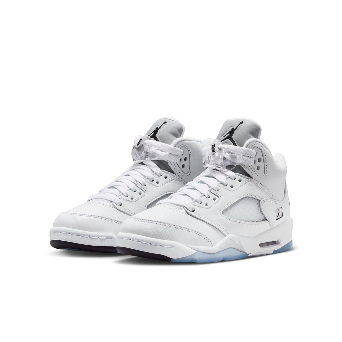 Air Jordan 5 Retro OG GS (White/Black/Metallic Silver)
