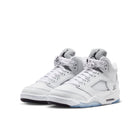 Air Jordan 5 Retro OG GS (White/Black/Metallic Silver)