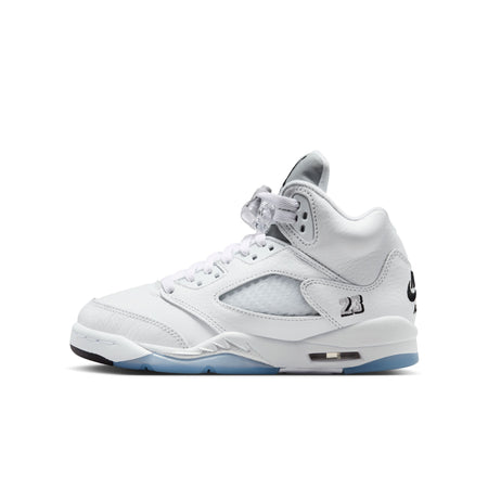 Air Jordan 5 Retro OG GS (White/Black/Metallic Silver)