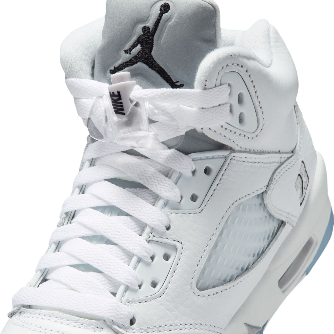 Air Jordan 5 Retro OG GS (White/Black/Metallic Silver)