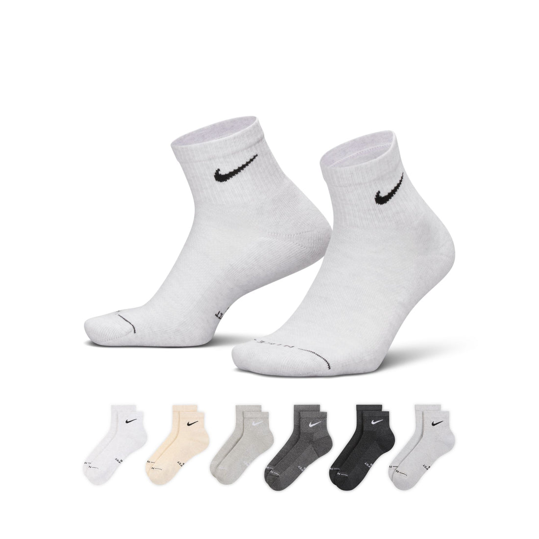 Nike Everyday Elevated Ankle Socks (6 Pairs)