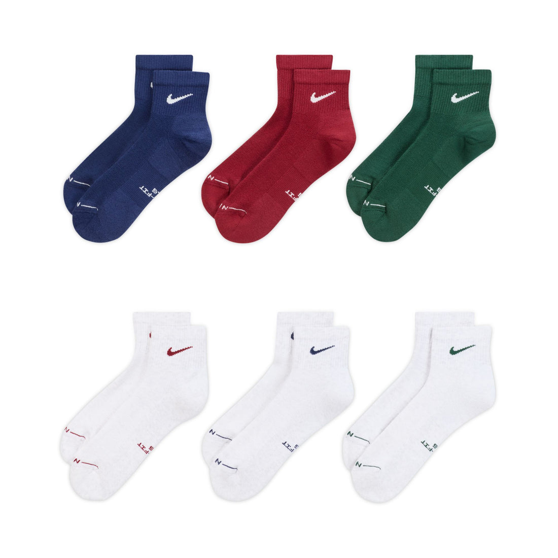 Nike Everyday Elevated Ankle Socks (6 Pairs)
