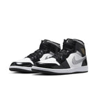 Air Jordan 1 Mid SE (Black/Metallic Silver/White)