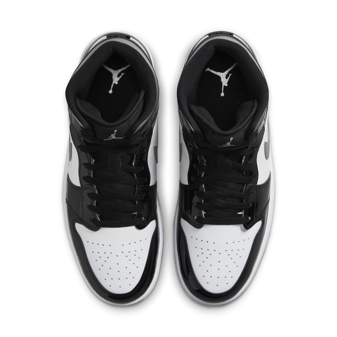 Air Jordan 1 Mid SE (Black/Metallic Silver/White)