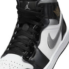 Air Jordan 1 Mid SE (Black/Metallic Silver/White)