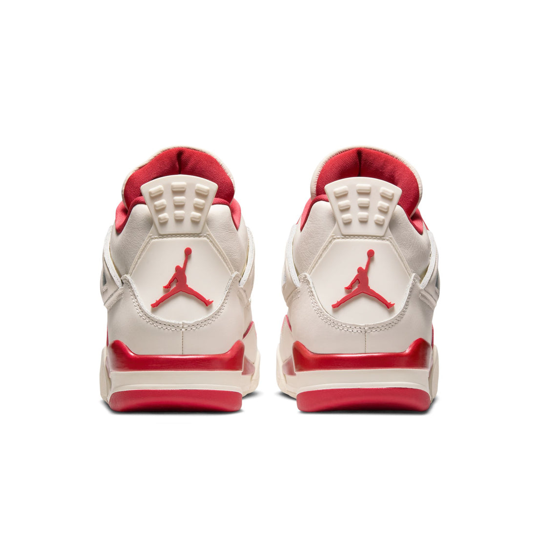 WMNS Air Jordan 4 Retro (Pail Ivory/Sierra Red)