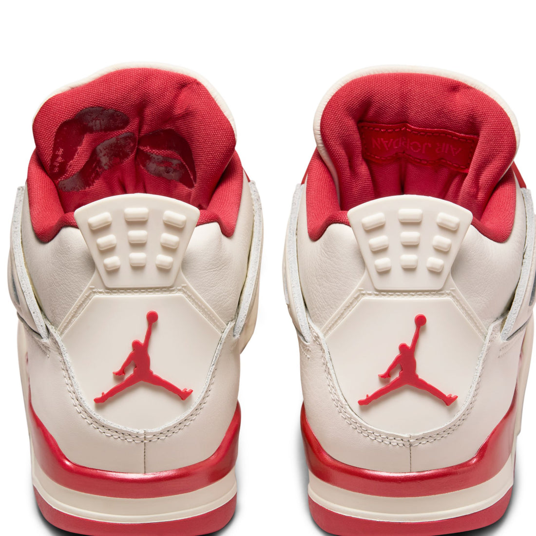 WMNS Air Jordan 4 Retro (Pail Ivory/Sierra Red)