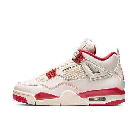 WMNS Air Jordan 4 Retro (Pail Ivory/Sierra Red)