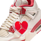 WMNS Air Jordan 4 Retro (Pail Ivory/Sierra Red)