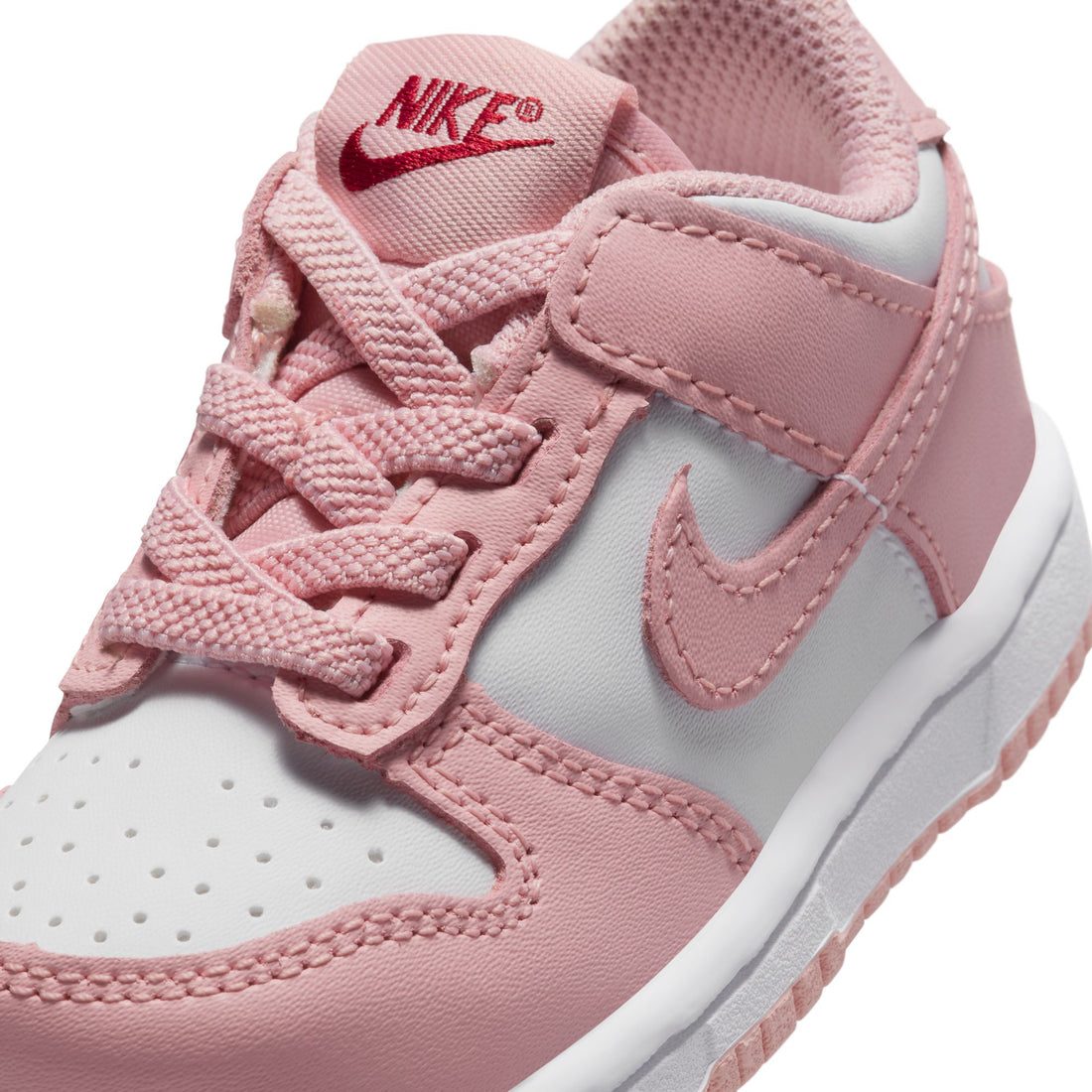 Nike Dunk Low TDE (White/Pink Glaze/Pomegranate)