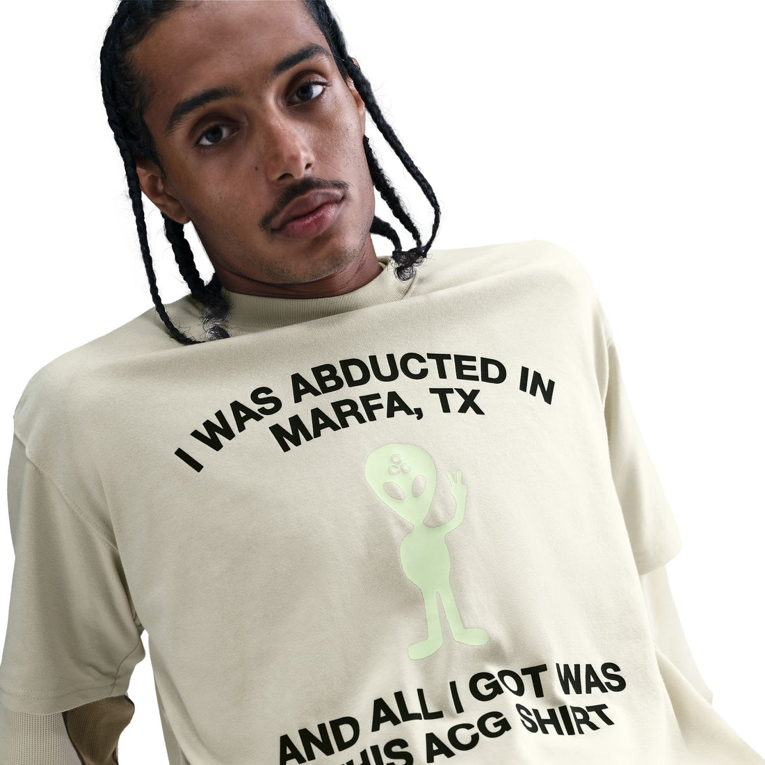 Nike ACG "Abduction" T-Shirt (Cream)