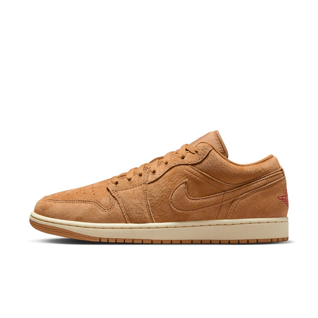 Air Jordan 1 Low SE (Flax/Flax/Varsity Red/Muslin)