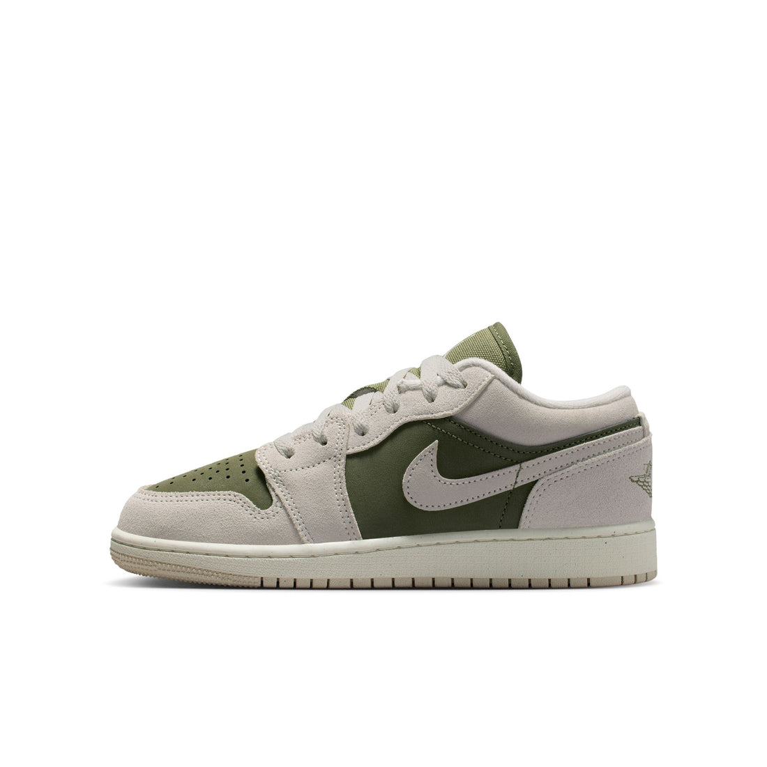 Air Jordan 1 Low SE GS (Medium Olive/LT Orewood)
