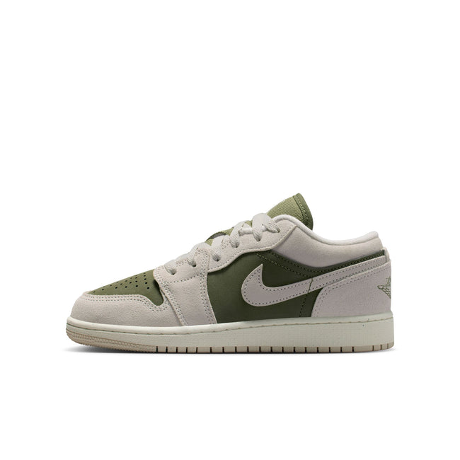 Air Jordan 1 Low SE GS (Medium Olive/LT Orewood)